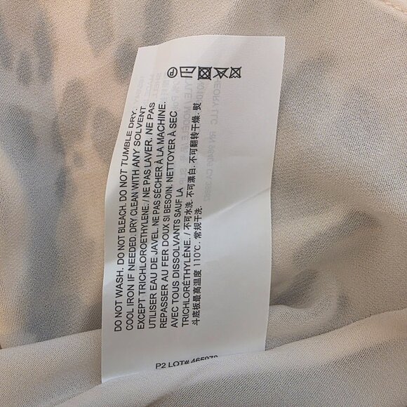 Theory Slip Skirt Women's Small Classic Leopard Print Midi Silk Feel N0105307 - Picture 8 of 10